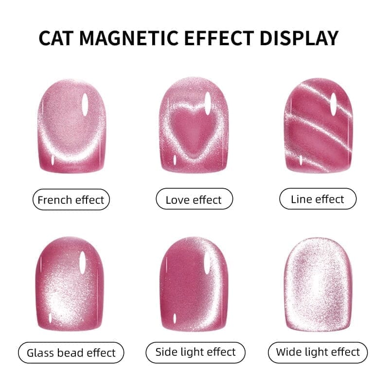 Detachable Magnetic Stick Heart Snake Pattern Light Blue Tools & Accessories BORN PRETTY