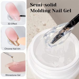 Semi-solid Modeling Nail Gel 8ml Gel Nail Polish NICOLE DIARY
