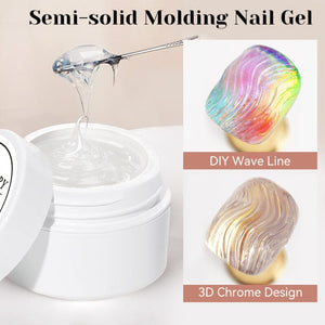 Semi-solid Modeling Nail Gel 8ml Gel Nail Polish NICOLE DIARY