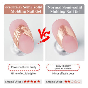 Semi-solid Modeling Nail Gel 8ml Gel Nail Polish NICOLE DIARY