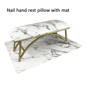 Nail Hand Rest Pillow with Mat Clearance No Brand