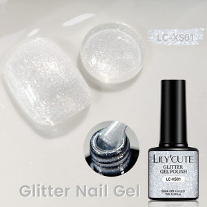 Glitter Gel Polish LC-XS01 7ml Gel Nail Polish LILYCUTE