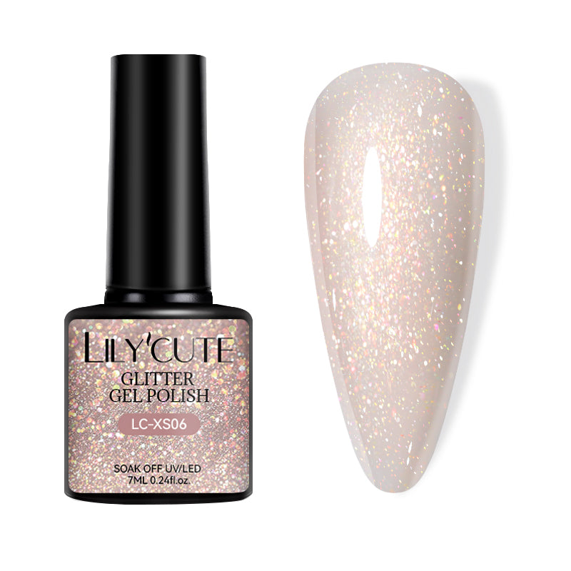 Glitter Gel Polish LC-XS06 7ml