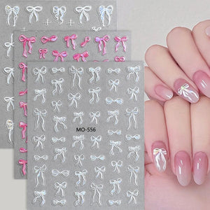 Bowknot 3D Nail Sticker MO-556 Nail Art No Brand
