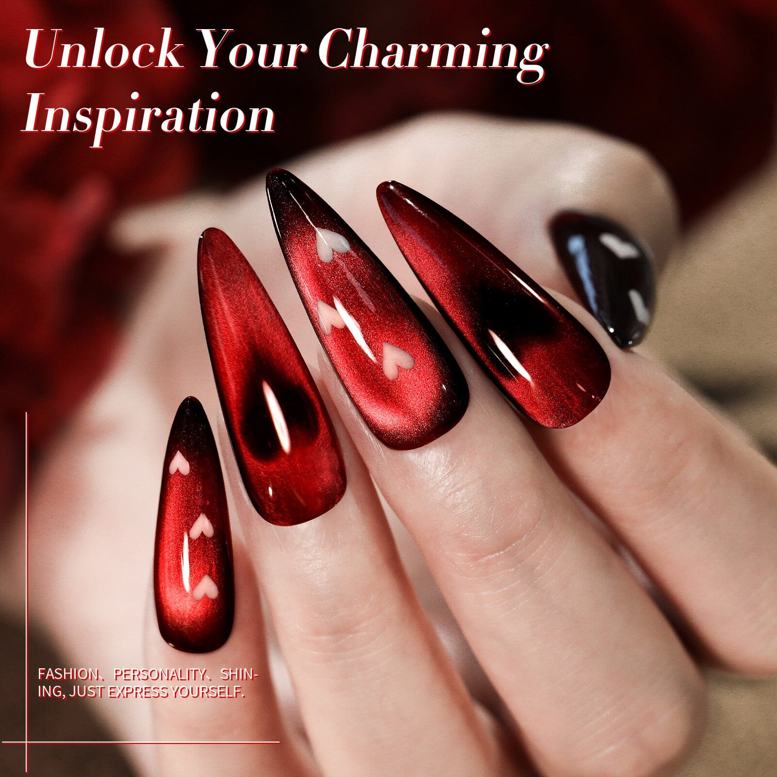 Glass Cat Magnetic Gel Polish MY153 Wishing Apple 15ml Gel Nail Polish BORN PRETTY