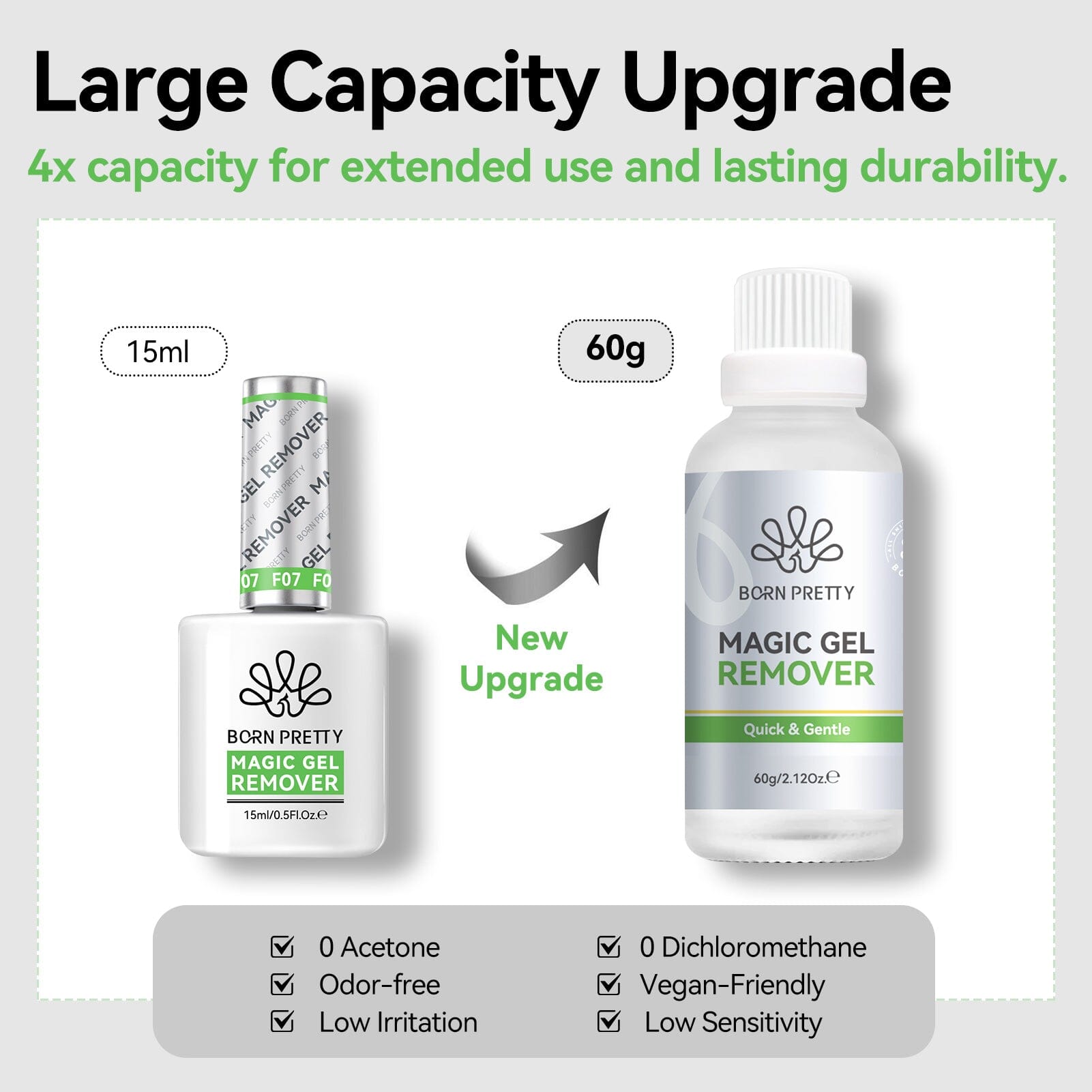 Magic Gel Remover 60g Gel Nail Polish BORN PRETTY