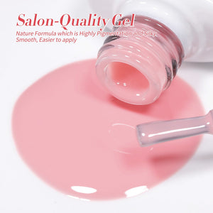 6 Colors Jelly Gel J12 Pink Lava 7ml Gel Nail Polish BORN PRETTY