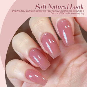 6 Colors Jelly Gel J13 Blush Jelly 7ml Gel Nail Polish BORN PRETTY