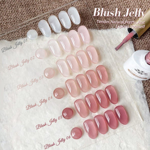 6 Colors Jelly Gel J13 Blush Jelly 7ml Gel Nail Polish BORN PRETTY