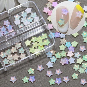 100pcs Star Plastic Nail Art Decorations Clearance No Brand
