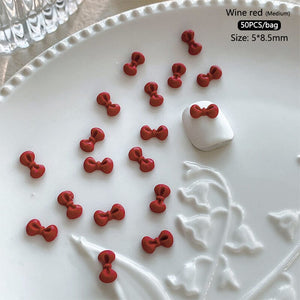 50pcs Bowknot Plastic Nail Art Decorations Nail Decoration No Brand 20