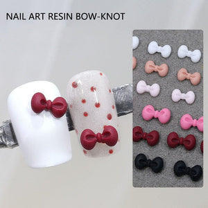 50pcs Bowknot Plastic Nail Art Decorations Nail Decoration No Brand