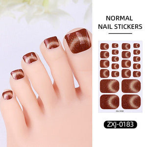 22 Tips Toenail Cat Magnetic Full Cover Nail Stickers ZXJ Series Clearance No Brand ZXJ-0183
