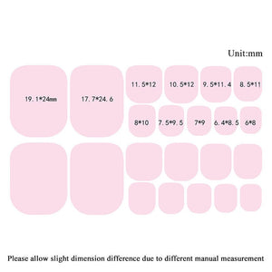 22 Tips Toenail Cat Magnetic Full Cover Nail Stickers ZXJ Series Clearance No Brand