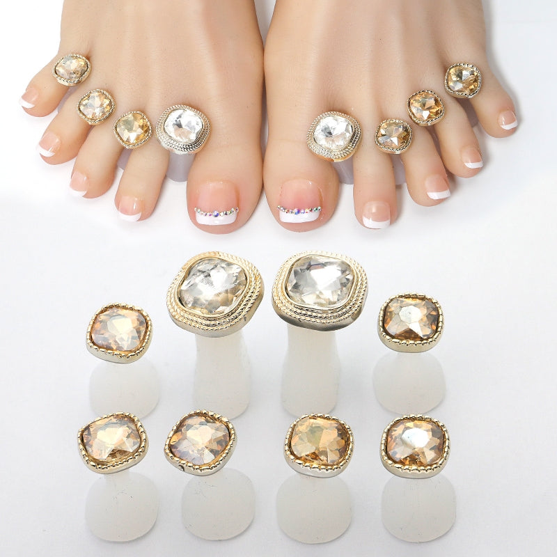 8pcs Silicone Toe Separators #13