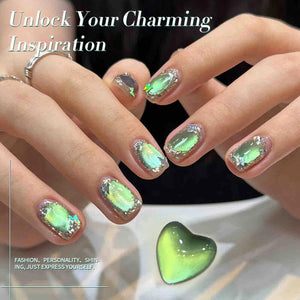 Colored Cat Magnetic Gel Polish MY120 Shadowstar Bamboo 10ml Gel Nail Polish BORN PRETTY
