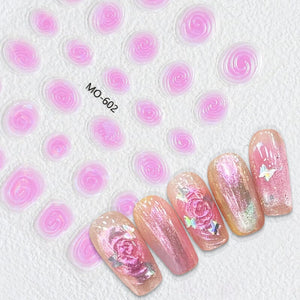 Vortex 3D Nail Stickers MO Series Clearance No Brand