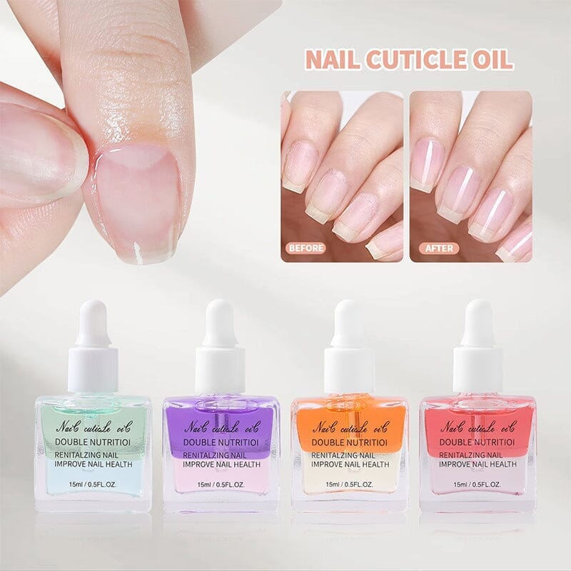 Nail Cuticle Oil 15ml Tools & Accessories No Brand 4 Bottles