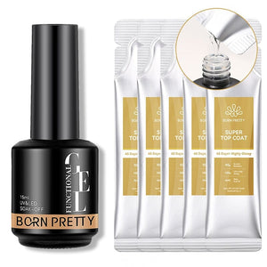 6pcs Super Top Coat Set 15ml Base & Top Coat BORN PRETTY