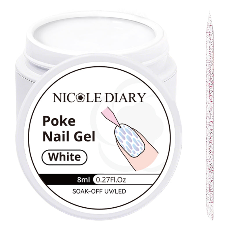 Poke Nail Gel White 8ml
