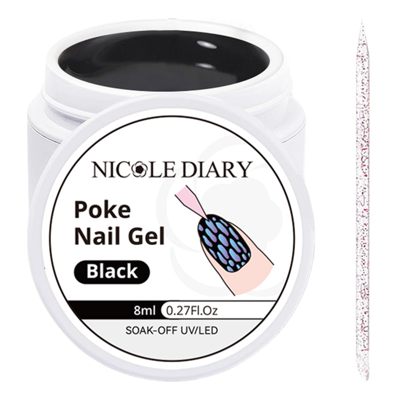 Poke Nail Gel Black 8ml