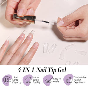 4 in 1 Nail Tip Gel 15ml Gel Nail Polish UR SUGAR