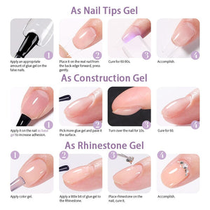 4 in 1 Nail Tip Gel 15ml Gel Nail Polish UR SUGAR