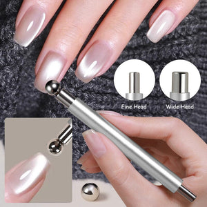 Double Head Cat Magnet Stick Pink Gold Silver Tools & Accessories No Brand