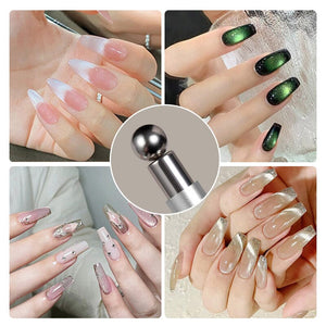 Double Head Cat Magnet Stick Pink Gold Silver Tools & Accessories No Brand