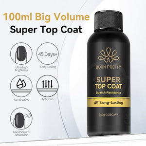 Super Top Coat 100g Gel Nail Polish BORN PRETTY
