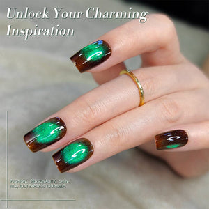 TPO & HEMA Free Glass Bead Cat Magnetic Gel MY126 Mint Soda 10ml Gel Nail Polish BORN PRETTY