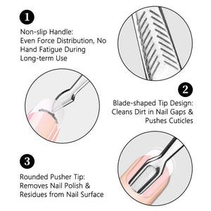 Mini Nail Cuticle Pusher Tools & Accessories No Brand