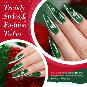 6 Colors HEMA/TPO FREE Glass Bead Cat Magnetic Gel M18 Scarlet Carol 7ml Gel Nail Polish BORN PRETTY