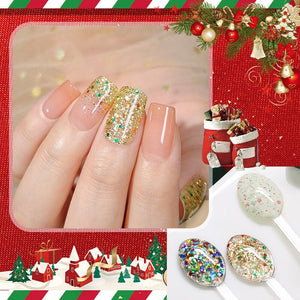 3 Colors Christmas Holiday Jelly Gel Polish 15ml Gel Nail Polish BORN PRETTY
