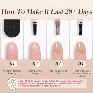 Jelly Gel Polish TS14 Cherry Dew 15ml HEMA/TPO FREE Gel Nail Polish BORN PRETTY