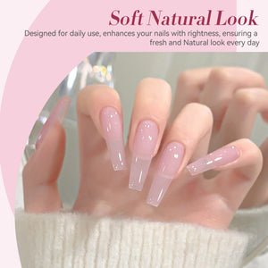 Jelly Gel Polish TS16 Blush Cream 15ml HEMA/TPO FREE Gel Nail Polish BORN PRETTY