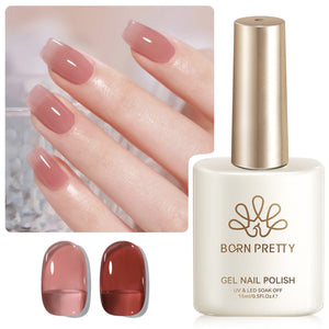 Jelly Gel Polish TS26 Smoky Rose 15ml HEMA/TPO FREE Gel Nail Polish BORN PRETTY