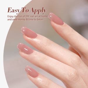 Jelly Gel Polish TS26 Smoky Rose 15ml HEMA/TPO FREE Gel Nail Polish BORN PRETTY