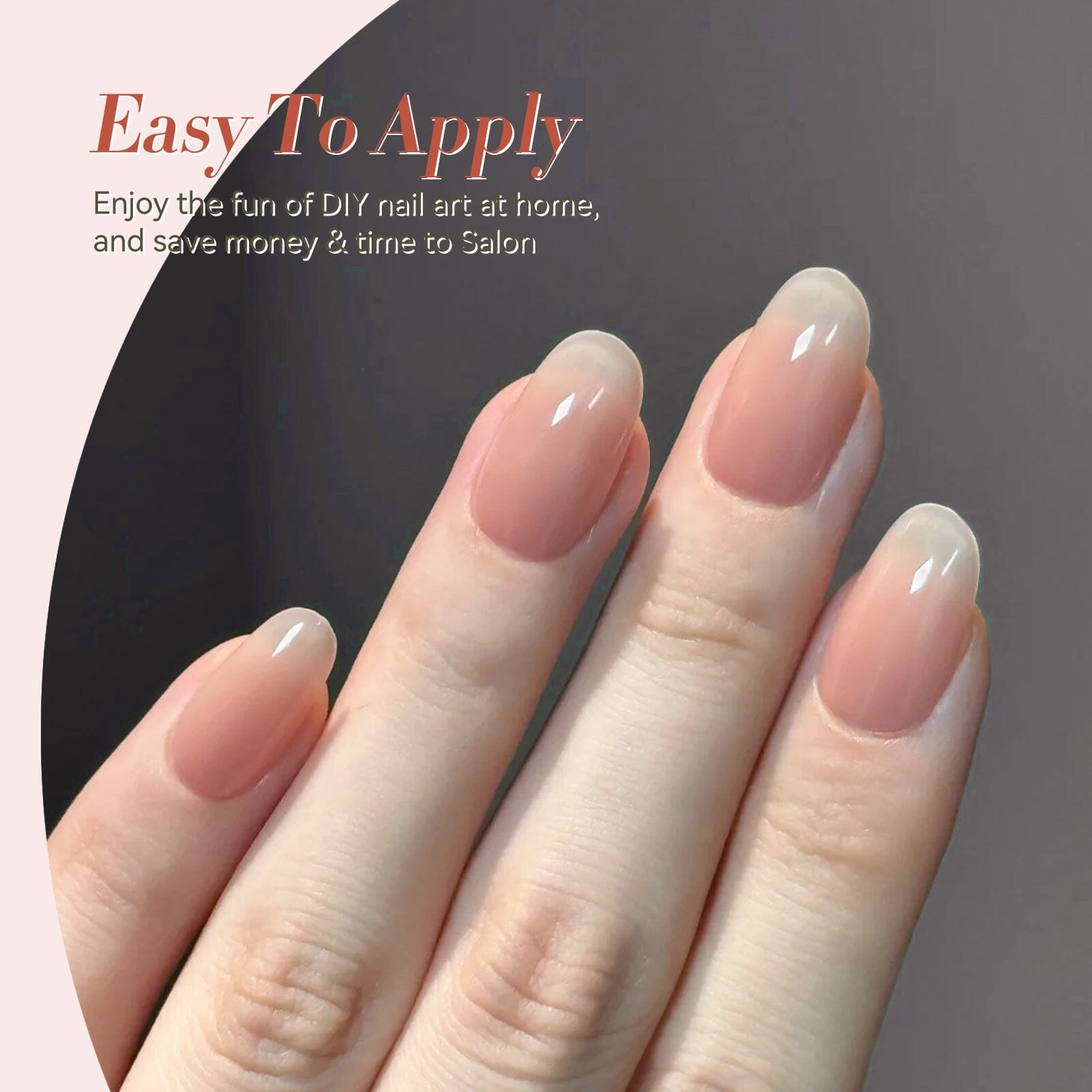 Jelly Gel Polish TS12 Sweet Rose 15ml HEMA/TPO FREE Gel Nail Polish BORN PRETTY