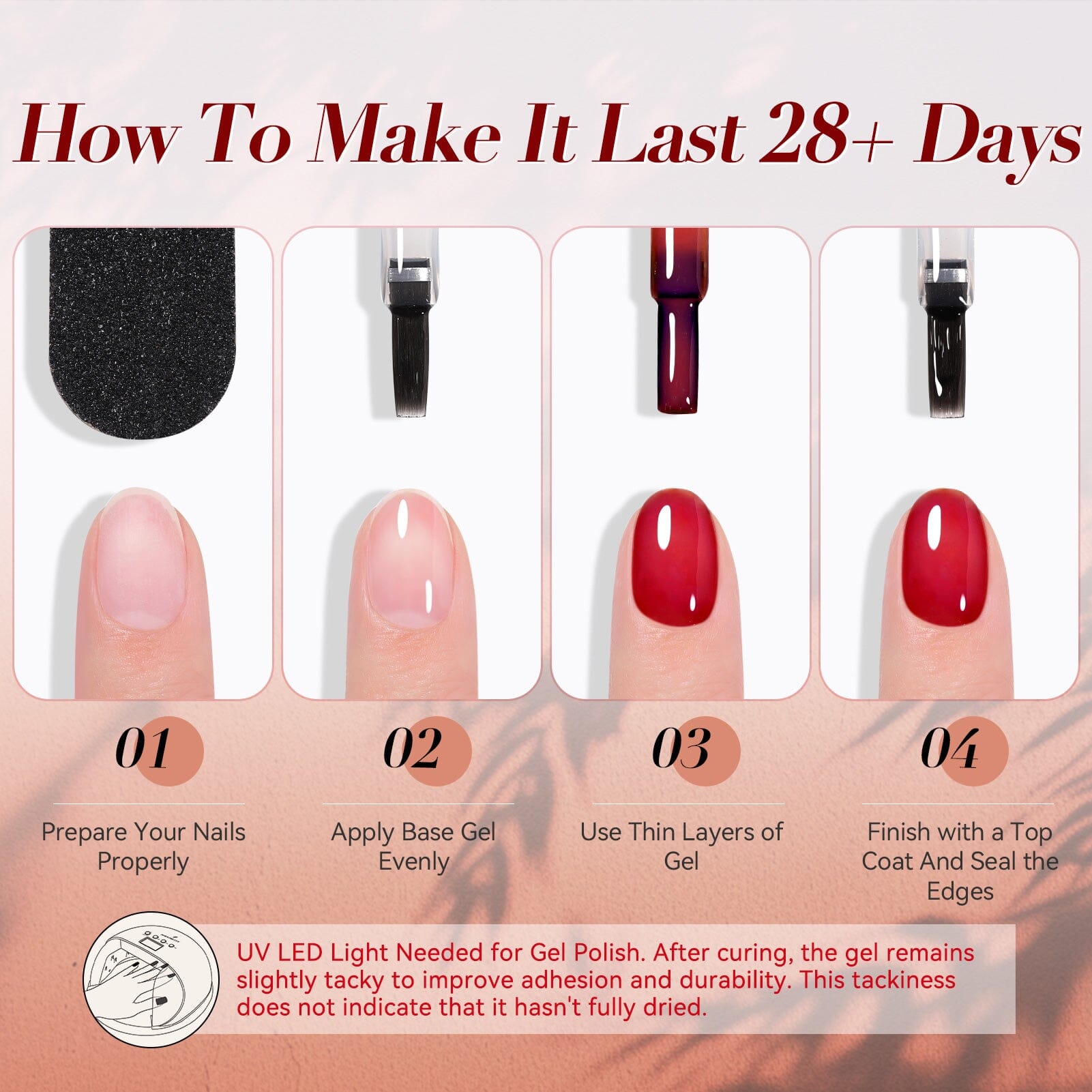 6 Colors Jelly Gel J23 Shadow Glass 7ml Gel Nail Polish BORN PRETTY