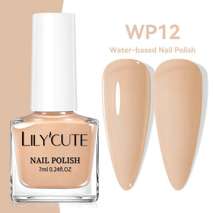 Water-based Nail Polish 7ml Nail Polish LILYCUTE WP12