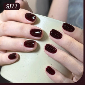 Color Nail Gel SJ11 Dark Cherry 15ml Gel Nail Polish BORN PRETTY