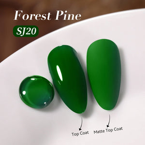 Color Nail Gel SJ20 Forest Pine 15ml HEMA/TPO FREE Gel Nail Polish BORN PRETTY
