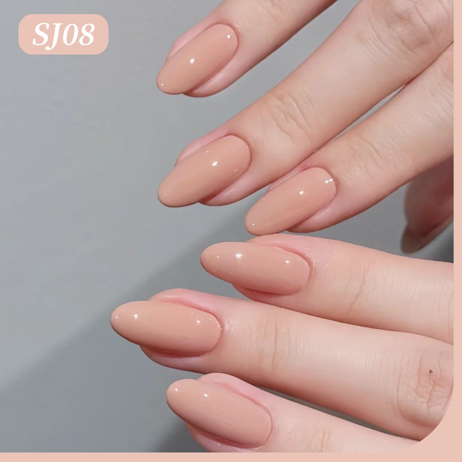 Color Nail Gel SJ08 Soft Nude 15ml HEMA/TPO FREE Gel Nail Polish BORN PRETTY