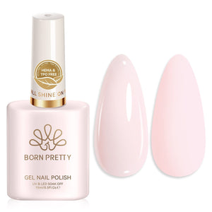 Color Nail Gel SJ03 Baby Pink 15ml HEMA/TPO FREE Gel Nail Polish BORN PRETTY