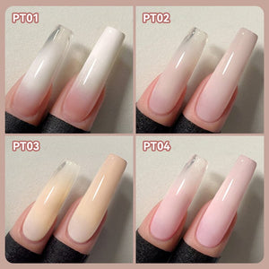 4 Colors 4 in 1 Pat Painting Gel Peach Tulle Gel Nail Polish UR SUGAR