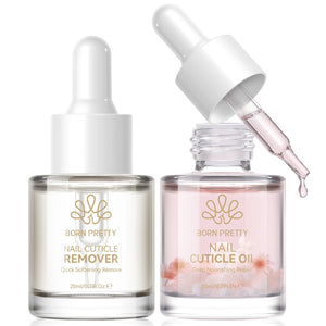 Nail Cuticle Oil Cuticle Remover 20ml Tools & Accessories BORN PRETTY Cuticle Oil & Remover Set