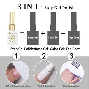 1 Step Gel Polish ST02 15ml Gel Nail Polish UR SUGAR