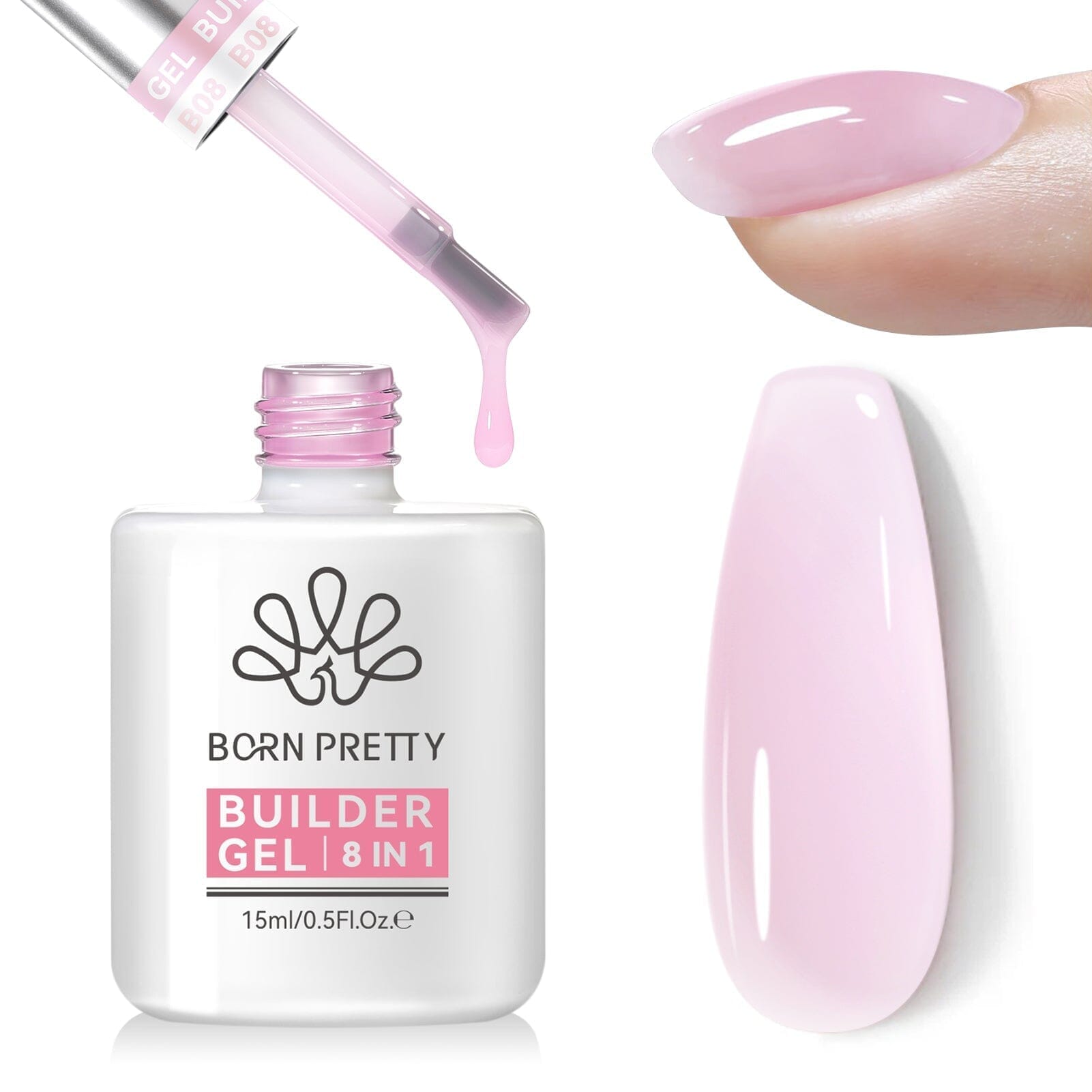 8 in 1 Builder Gel 15ml Gel Nail Polish BORN PRETTY B08