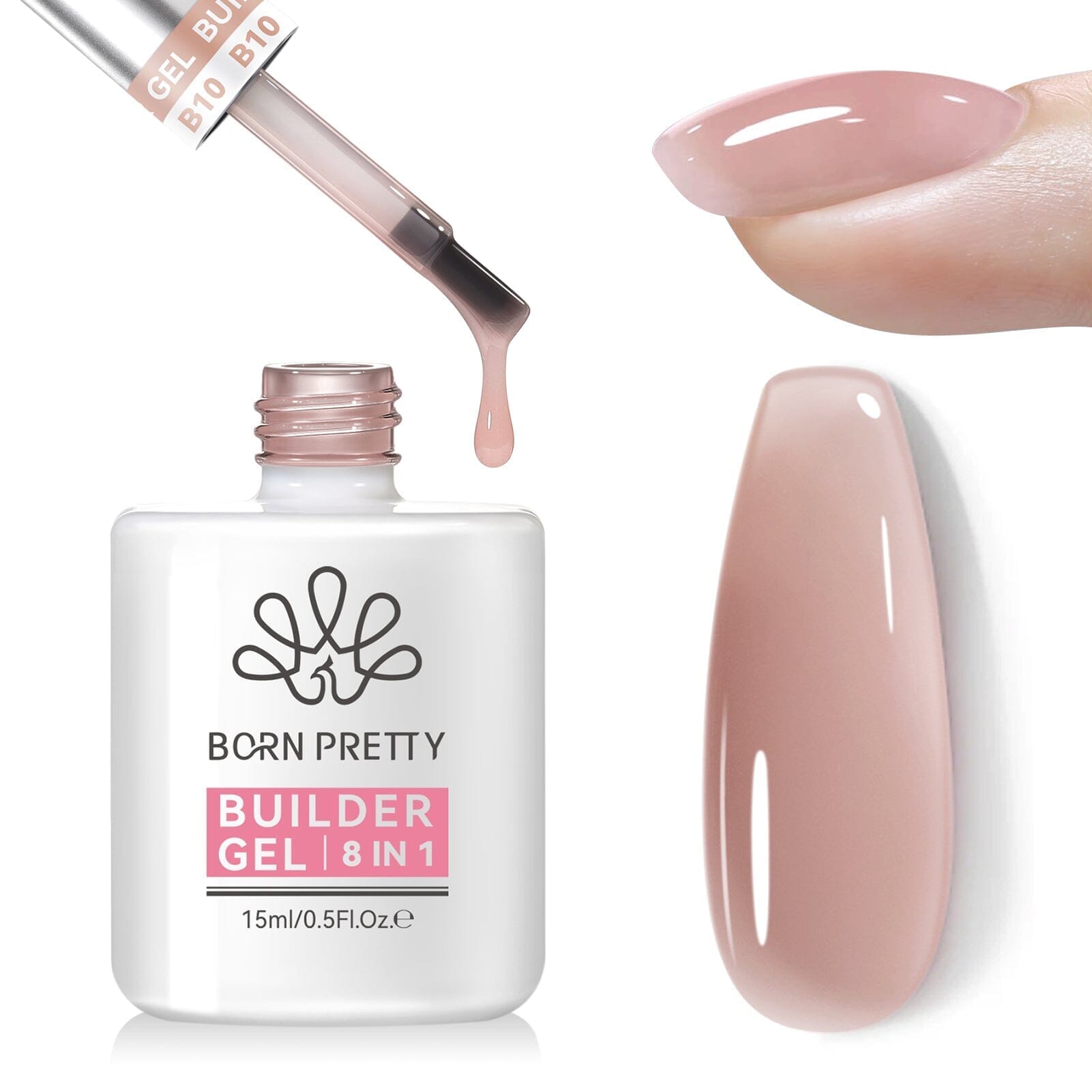 8 in 1 Builder Gel 15ml Gel Nail Polish BORN PRETTY B10